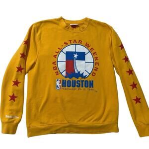 NBA All Star Weekend Houston 1989 Sweatshirt vintage,Sz Lg #89 -Mitchell & Ness